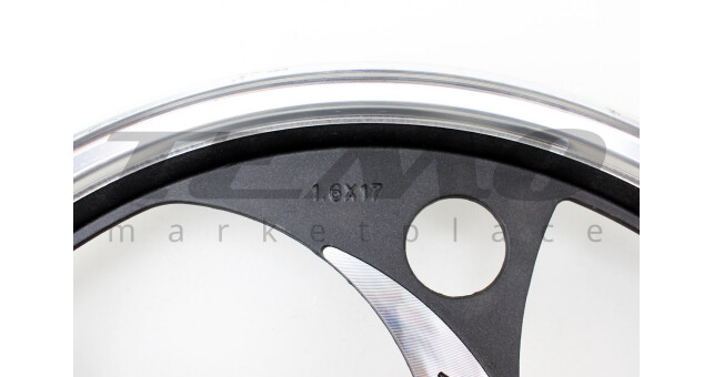 Диск задний литой Viper 17x1.6 ALPHA/ACTIVE чёрный ось 12 мм - фото 3