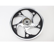 Диск задній литий Viper 17x1.6 ALPHA/ACTIVE чорний вісь 12 мм