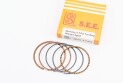 Кольца поршневые SEE DELTA 70cc 47 мм STD желтая коробка - фото 1