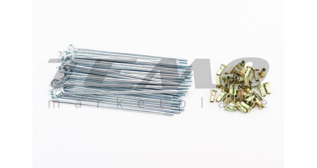 Спица задняя L=160мм, D=3,7мм, к-кт 36шт (усиленная) - фото 1