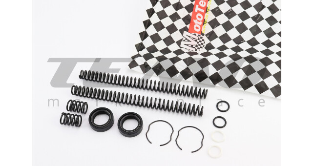 Ремонтний комплект передньої вилки Yamaha JOG SA-36/39, 12 деталей - фото 1