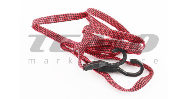 ГУМКА БАГАЖНИКА плоска з гачками пластик. 2,0метр - фото 1