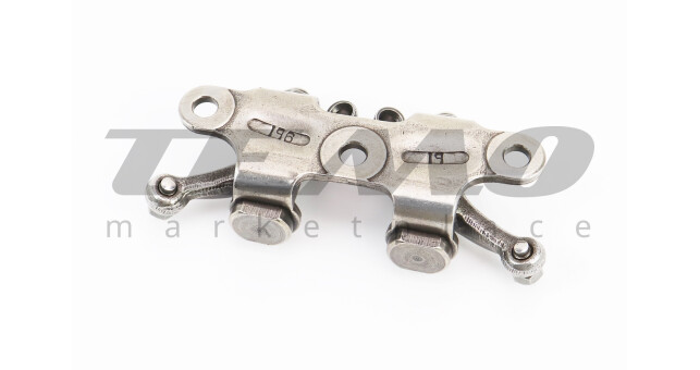 Коромисло (рокер) клапана верхнє 2шт в зборі на пластині - фото 2