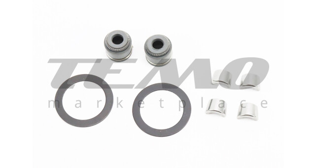 Сальник клапана + сухарь клапана + шайба к-кт 8шт - фото 1