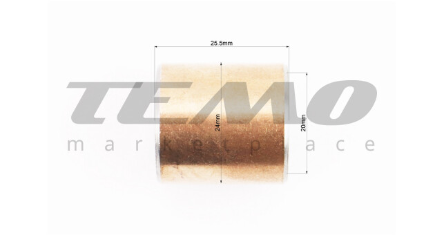 Втулка шатуна МТ 20x24x25 - фото 2