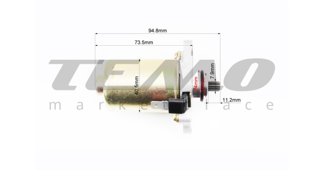 Стартер Honda TACT - фото 3