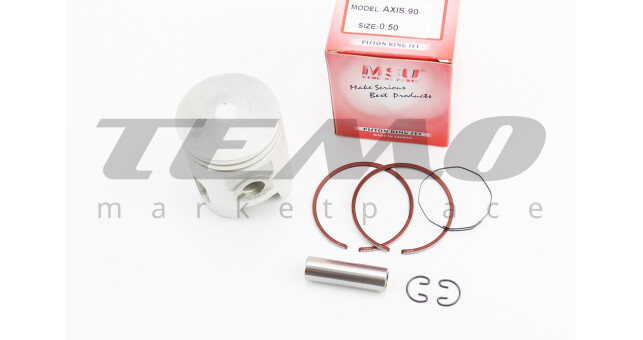 Поршень MSU Yamaha AXIS-90 50 мм +0.50 палець 12 мм Тайвань - фото 1