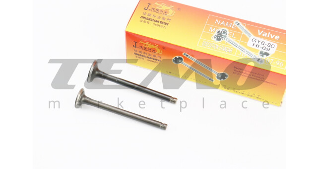 Клапан впускной, выпускной (НЕМАГНИТный) к-кт 69,1мм - фото 1