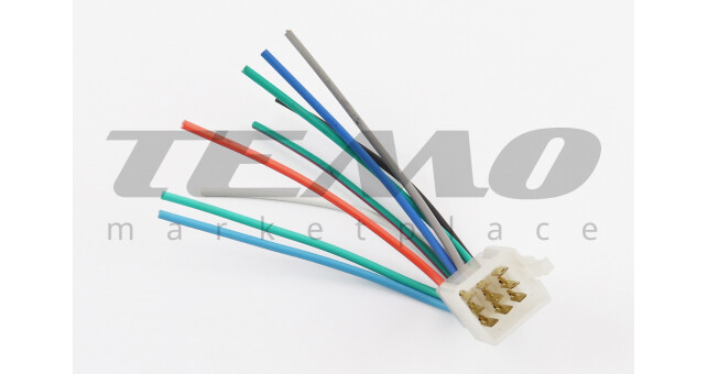 Роз'єм 9 контактів "папа" + 9 проводів - фото 1