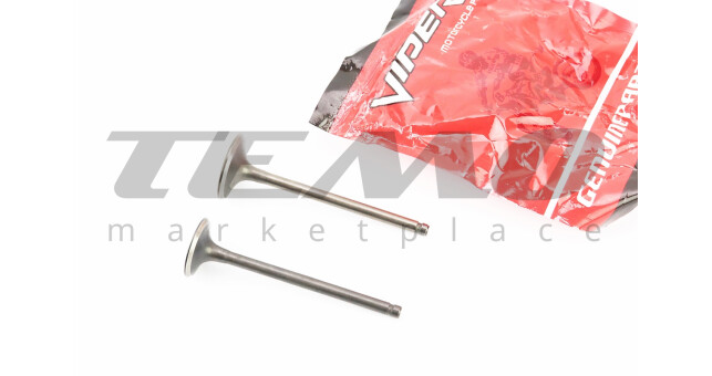 Клапана випускний (h-89,5; d-26), впускний (h-90,5; d-30) к-кт 2шт CB-125/150cc - фото 1