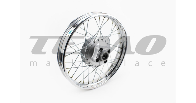 Колесо заднее спицованное 2.15x18&quot; Viper V200R дисковые тормоза ось 15 мм - фото 2