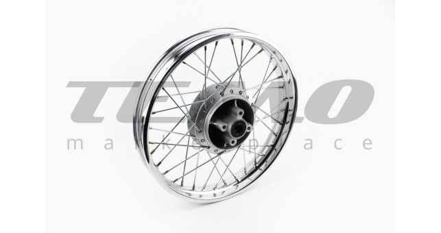 Колесо заднее спицованное 2.15x18&quot; Viper V200R дисковые тормоза ось 15 мм - фото 1