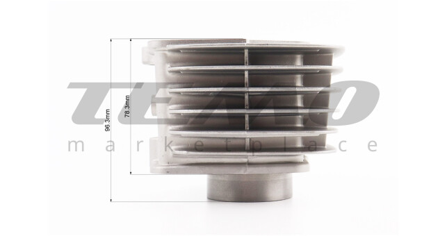 ЦПГ ZHENGHE DELTA 125cc поршень 52.4 мм палець 13 мм - фото 5