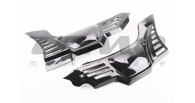 Пластик боковой DELTA правый + левый чёрный - фото 1