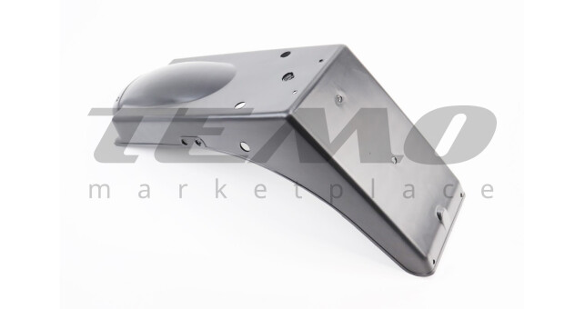 Крыло заднее пластик ЯВА 12V чёрное - фото 1