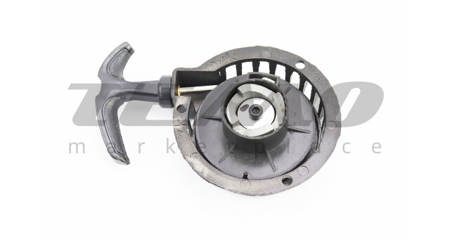 ATV дитячий - Кришка двигуна з ручним стартером в зборі (метал "чорний"), тип. 3 - фото 2