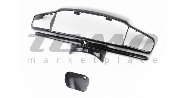 Голова пластик керма передній Honda LEAD AF20 чорний - фото 1