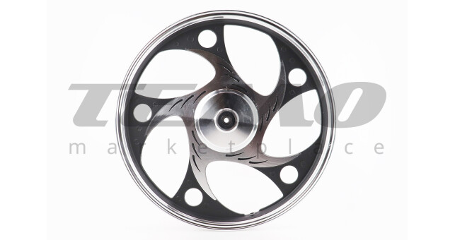 Диск передний литой 17x1.4 ALPHA чёрный ось 10 мм - фото 3