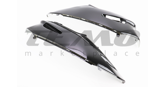 Пластик комплект Honda DIO AF27 крашеный 5 деталей чёрный - фото 2