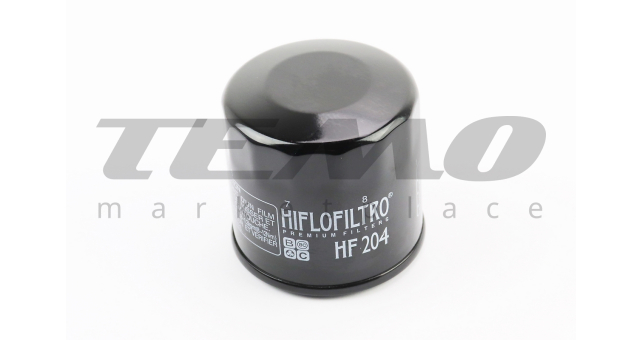 Фільтр масляний HF204 (M20x1,5) Honda CB/CBF 500/600/1000, Kawasaki ZX 600/636, Yamaha YZF-R1/R6, Kawasaki KVF360/650/700, Yamaha YFM350 - фото 2