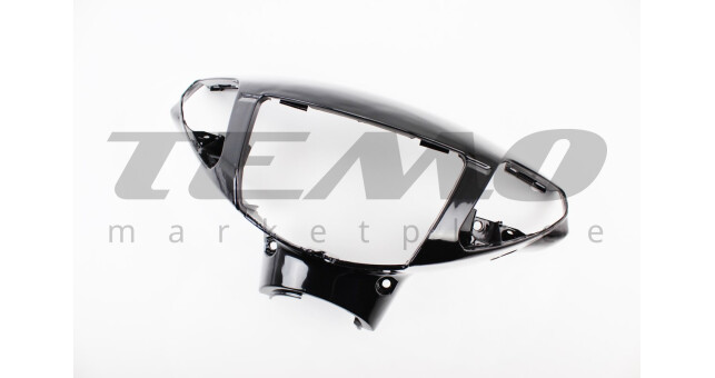 Голова пластик керма передній Yamaha JOG ARTISTIC чорний - фото 1