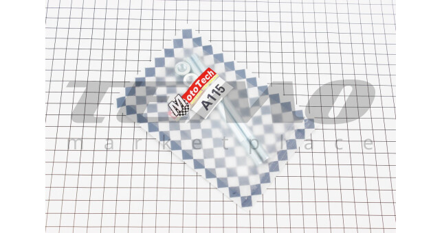 Шпилька циліндру Yamaha JOG 110мм D7мм к-кт 2шт + гайки - фото 2