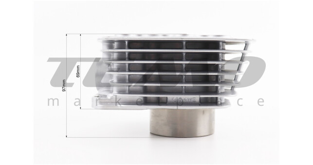 ЦПГ ZHENGHE CG150 поршень 62 мм палец 15 мм - фото 5