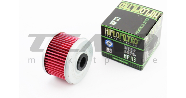 Фильтр-элемент масляный HF113 (50x38мм) HONDA CBF 250/HONDA VT 125 C Shadow/HONDA XL 125 V Varadero, HONDA TRX 200/350/400/450 - фото 1