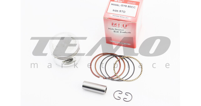 Поршень MSU 80cc 47 мм STD палець 13 мм Тайвань - фото 1