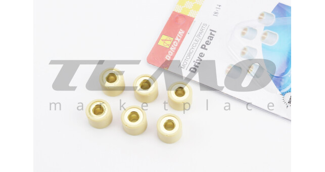 Ролики вариатора DONGXIN 6шт 18x14 15г - фото 1