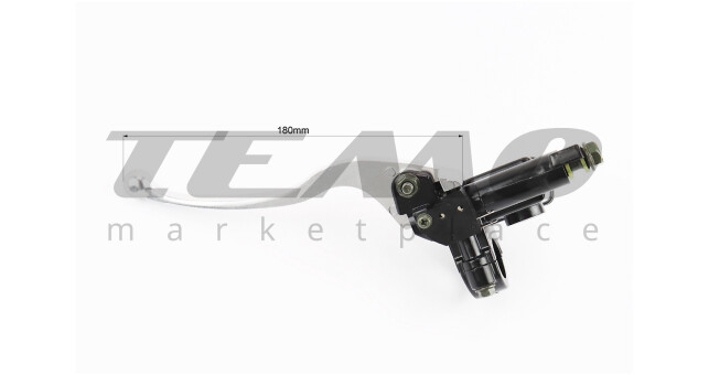 Головний гальмівний циліндр RACE передній під датчик квадрат важіль хром - фото 3