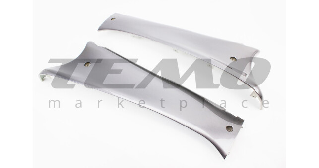 Пластик нижній бічний лівий + правий STORM сірий - фото 1