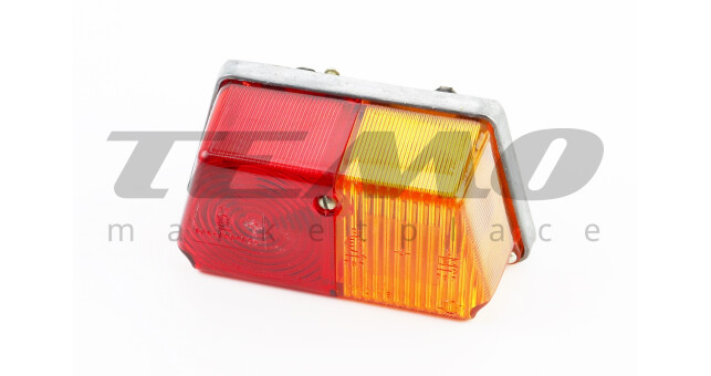 Ліхтар коляски задній, червоно-жовтий - фото 1