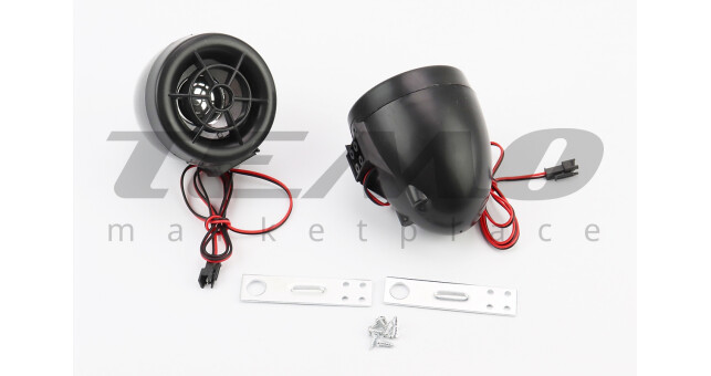 АУДІО колонки D = 70мм, к-кт 2шт (чорні) - фото 1