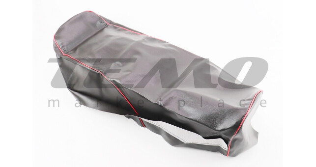 Чехол сиденья ЯВА 6V с красным кантом - фото 1