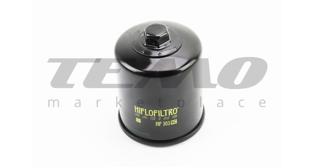 Фільтр масляний HF303RC (65x83мм) Honda CB400/CB500/CB600/CB750/CB1000, Kawasaki EX300/ZX400/ZX600/EX650, ATV Polaris 300/400/500 - фото 2