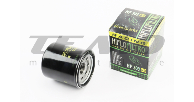 Фільтр масляний HF303RC (65x83мм) Honda CB400/CB500/CB600/CB750/CB1000, Kawasaki EX300/ZX400/ZX600/EX650, ATV Polaris 300/400/500 - фото 1