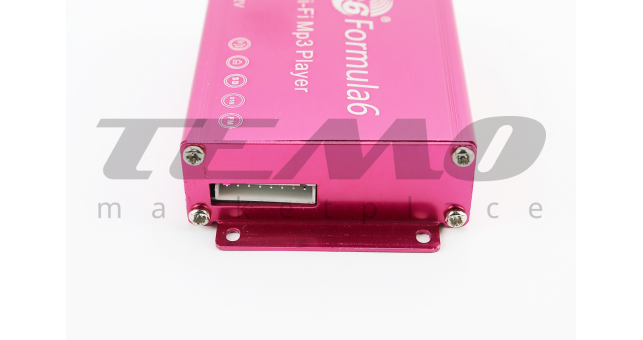 АУДІО-блок (МРЗ-USB / SD, FM-радіо, пультДУ, сигналізація) + колонки 2шт (сині) - фото 3