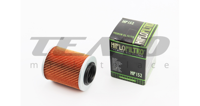 Фильтр-элемент масляный HF152 (56x74мм) APRILIA ETV/RSV/SL1000, Bombardier ATV 330/400/650/800 Outlander, Can-Am ATV 400/500/650/800 Outlander - фото 1