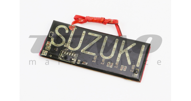 Табличка светодиодная &quot;SUZUKI&quot; (12*5см) - фото 1