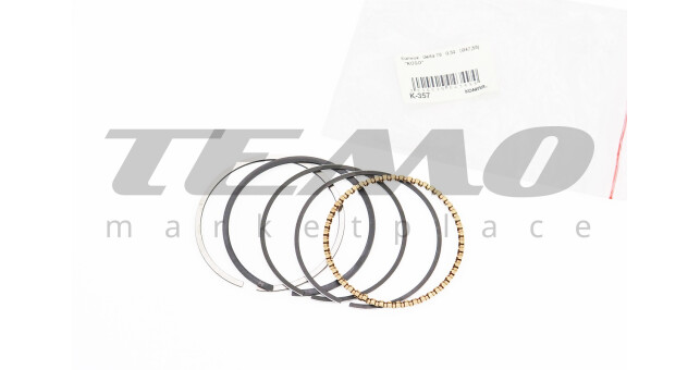 Кольца поршневые KOSO DELTA 70cc 47 мм +0.50 - фото 1