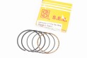Кольца поршневые SEE DELTA 70cc 47 мм +1.00 жёлтая коробка - фото 1