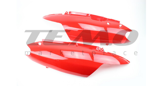 Пластик задній бічний правий + лівий STORM червоний - фото 1
