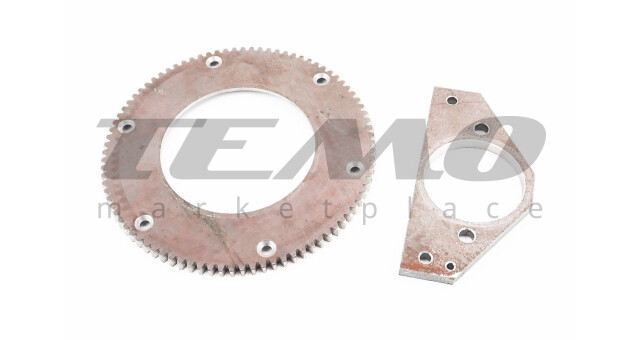 Венец маховика + креплением под стартер МТ - фото 2