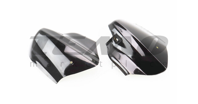 Вставки переднего крыла левый правый пластик ACTIVE чёрный - фото 1
