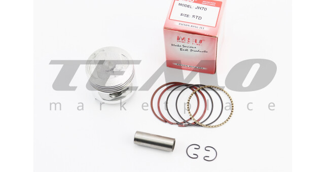 Поршень MSU DELTA 70cc 47 мм STD палець 13 мм Тайвань - фото 1