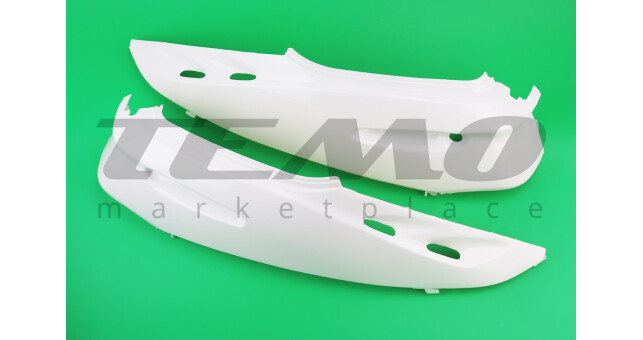 Пластик верхній бічний правий + лівий Honda DIO AF27/28 білий - фото 1