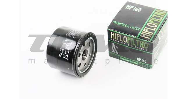 Фільтр масляний HF160 (76x62мм) BMW K1200/1300, S1000RR, F 650/700/800 GS 07-16, Husqvarna 900 Nuda R - фото 1