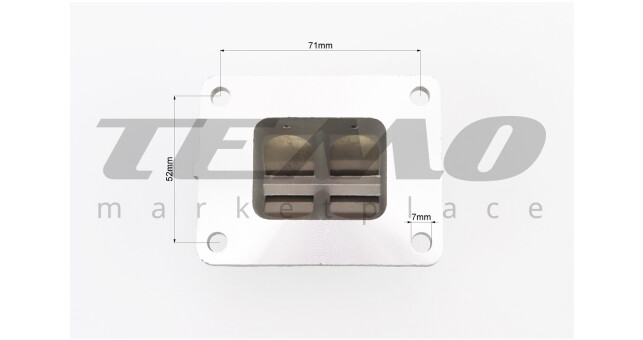 Клапан пелюстковий карбюратора Yamaha DT125 2T (корпус метал) - фото 3