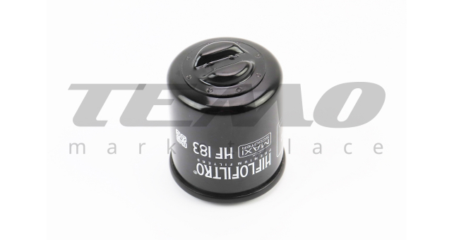 Фільтр масляний HF183 (52x65мм) APRILIA Atlantic 125/200/250 i/300 i/Scarabeo 125/GILERA DNA 125/180/250 Nexus, MALAGUTI Madison 250 RS - фото 2